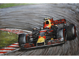 3D schilderij "Formule 1 wagen" TBW001156