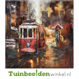 3D schilderij "De tram" TBW000117