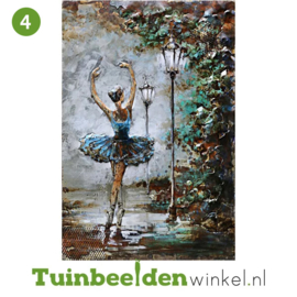 NR 4 | Metalen schilderij "Prima ballerina" TBW001033