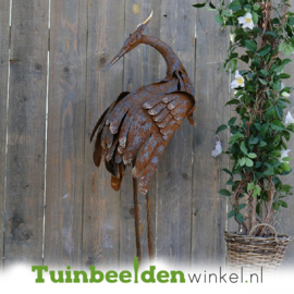 Metalen tuinbeeld figuur ''De reiger 2'' TBW89878