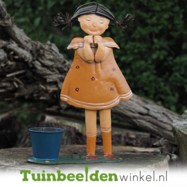 Metalen figuur ''Het mooie meisje'' TBW12109