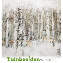 Olieverf schilderij landschap ''De wazige bomen'' TBW60030