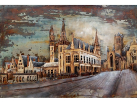 3D schilderij "Het mooie stadsaanzicht" TBW000799