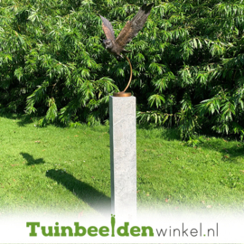 Beeld uil ''bronzen vliegende uil'' TBW2209br