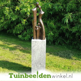 Modern tuinbeeld "Gezin met 2 kinderen" BBW2387br