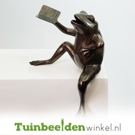 Tuinbeeld kikker ''Zingende kikker'' TBW1722
