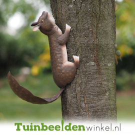 Metalen tuinbeeld figuur ''Het eekhoorntje'' TBW12056