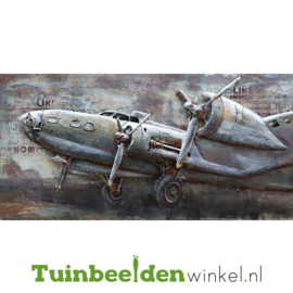 3D schilderij "Propellor vliegtuig" TBW000721