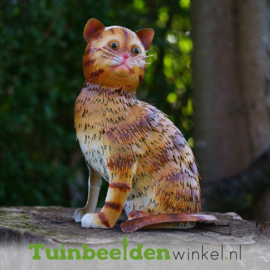 Metalen tuinbeeld figuur ''Garfield'' TBW18304