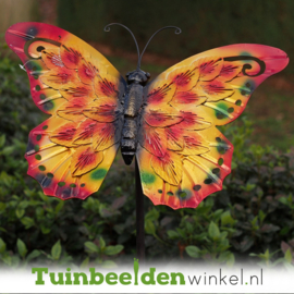 Vlinder als tuinsteker ''De mooie vlinder'' TBW17873
