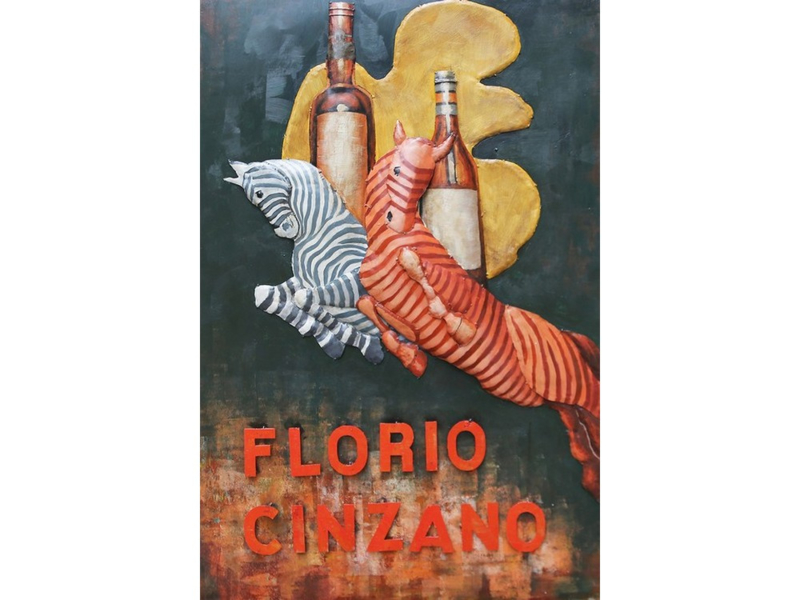 Paarden schilderij "Florio Cinzano" TBW001880sc