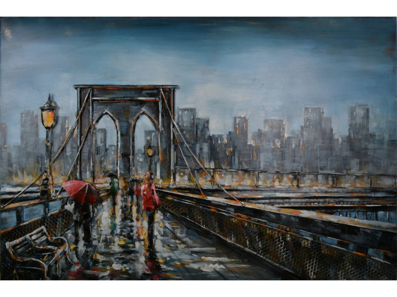 New York schilderij "Brooklyn Bridge" TBW001362