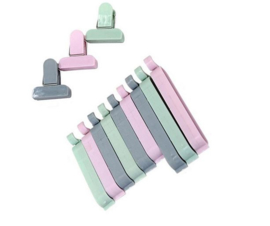 12 stuks vershoud clips / sluitingen plastic zakken / chipszakken