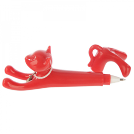 Pen rood kat met belletje