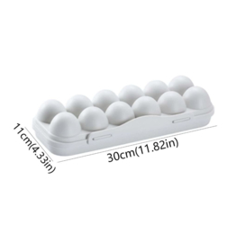 Opbergdoos voor 12 eieren 30x11 cm