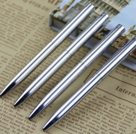 4 stuks mini metalen balpennen