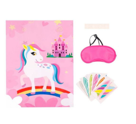 Unicorn party game roze