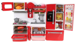 Complete keuken voor bijv. barbie met 47 accessoires