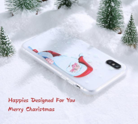 Hoesje soft case Iphone 7 / 8 kerstman