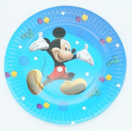 10 kartonnen bordjes Mickey Mouse