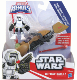 Star Wars Galactic Heroes Scout Trooper & Speeder Bike