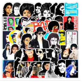 50 stuks stickers Michael Jackson