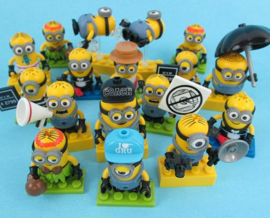 6 stuks Despicable Me 3 Minions Mega Blocks verrassingszakje