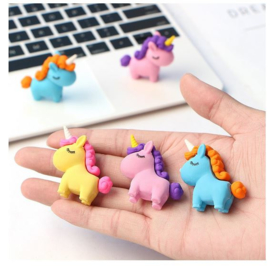 4 stuks unicorn - eenhoorn gummen