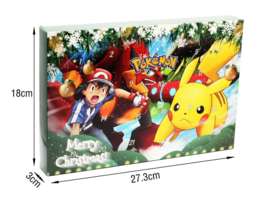 Pokemon advent kalender met 24 pokemon figuurtjes