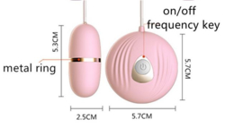 Vibrerende Ei G spot Clitoris Vibrator 7 Speed pink