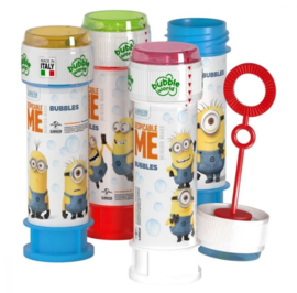 6 stuks bellenblaas Minions party 60 ml met geduldpel - uitdeelcadeautjes