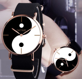 Horloge Ying Yang