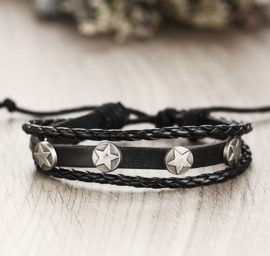 Multilayer armband met veer