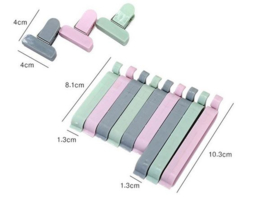 12 stuks vershoud clips / sluitingen plastic zakken / chipszakken