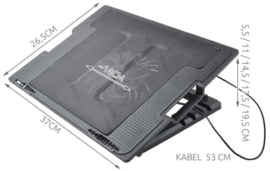 Gaming Laptop Cooling Pad met LED verlichting