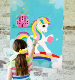 Unicorn party game roze