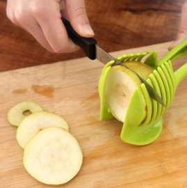Keuken hulpmiddel fruit/ groenten snijder