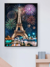 Hobbypakket Diamond Painting Eiffeltoren - Parijs 40x30 cm