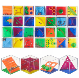 14 stuks mini games kubussen - uitdeelcadeautjes