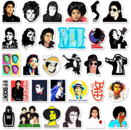 50 stuks stickers Michael Jackson