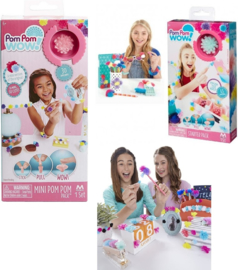 2 stuks hobbypakketten mini pompom maken