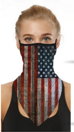 Motor sjaal - motor masker - ski masker - motor gezichtsmasker - ski gezichtsmasker Amerikaanse vlag