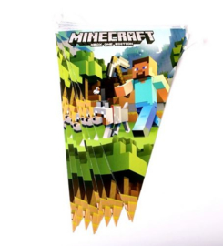 Minecraft vlaggenlijn - 10 vlaggen