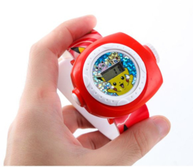 Cadeauset Pokemon horloge digitaal/ projectie + portemonnee