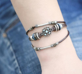 Armband vintage Boho bloem