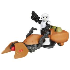 Star Wars Galactic Heroes Scout Trooper & Speeder Bike