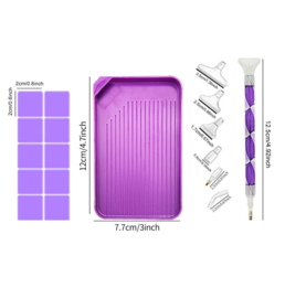 18-delige diamond painting tool set