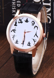 Casual Yoga horloge