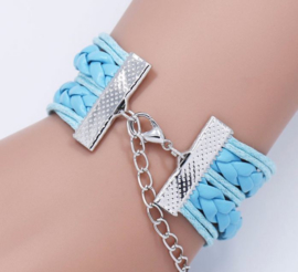 Armband blauw Frozen Elsa en Anna