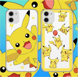 2 verschillende siliconen hoesjes Iphone 11 Pokemon Pikachu